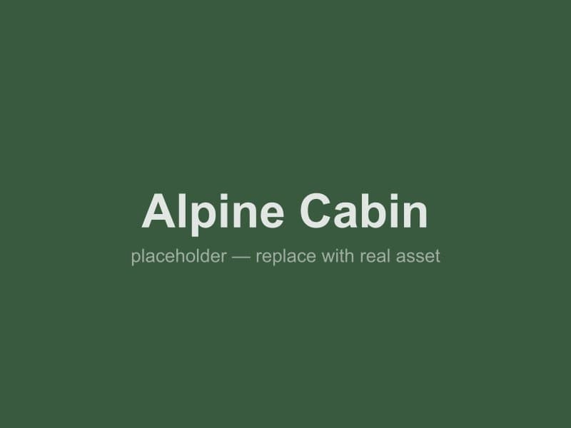 Alpine Forest Cabin